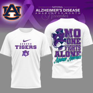 Auburn Tigers | Premium NCAA Alzheimer Awareness November T-shirt TTH2105179