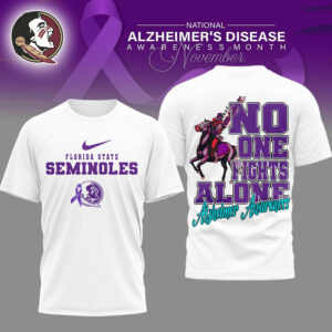 Florida State Seminoles | Premium NCAA Alzheimer Awareness November T-shirt TTH2105179