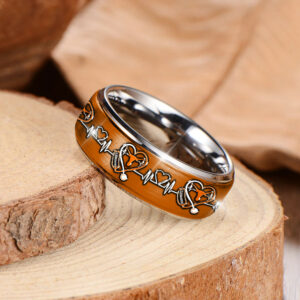 Texas Longhorns | Premium Silver Tungsten Nurse Ring – Perfect Gift For Fan TTH2105114