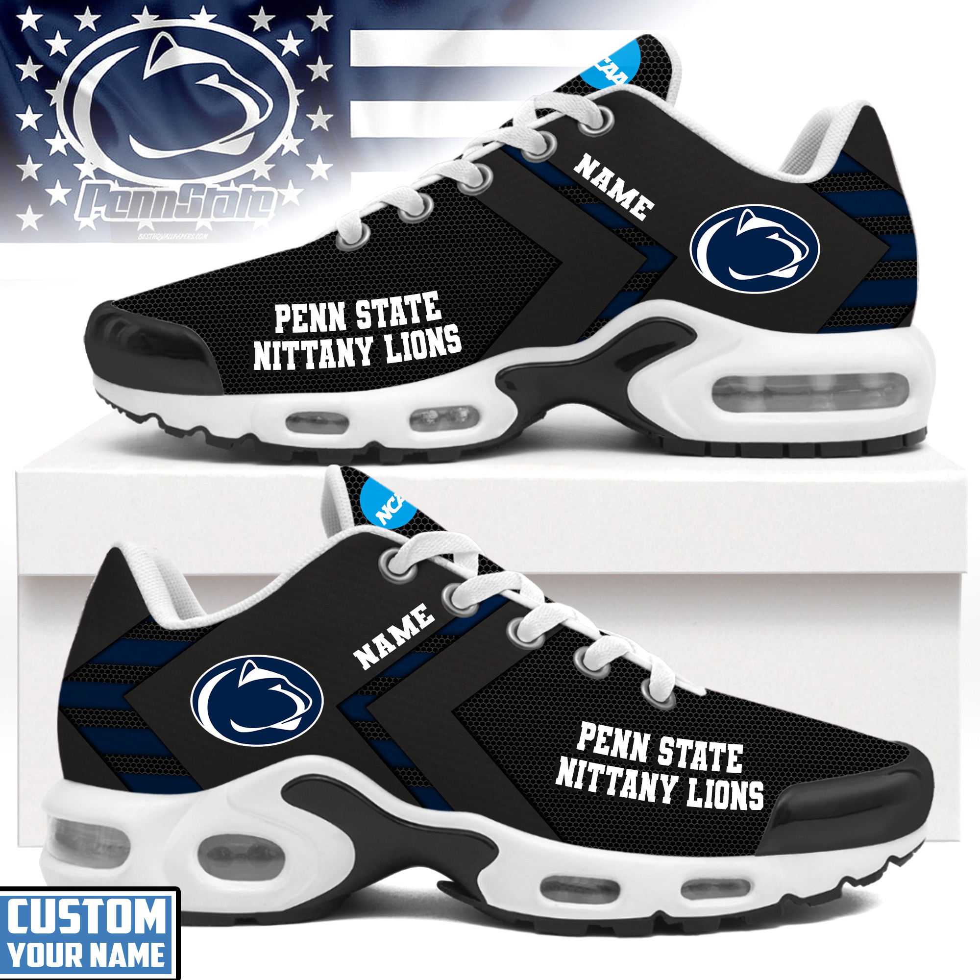 Penn State Nittany Lions x Personalized Air Max Shoes Limited Edition – Gift for Fans TTH190526 - Image 3