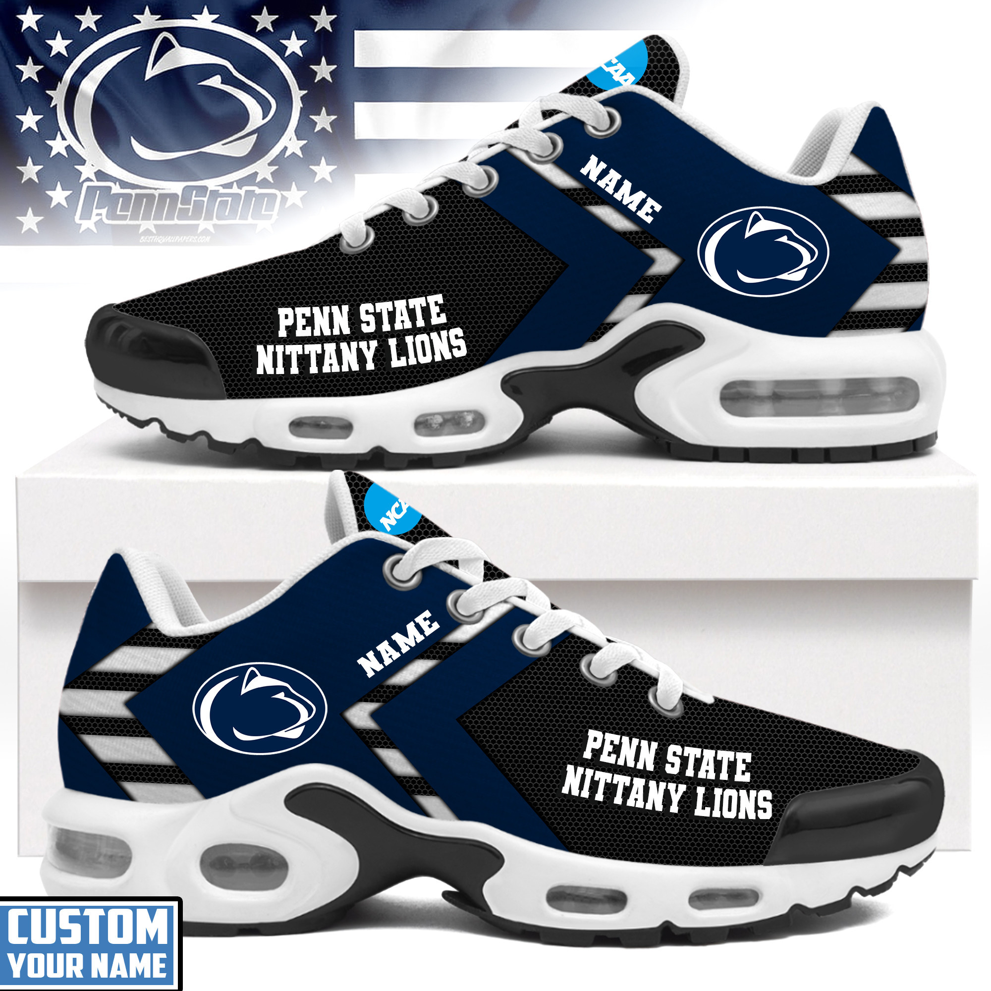 Penn State Nittany Lions x Personalized Air Max Shoes Limited Edition – Gift for Fans TTH190526 - Image 2