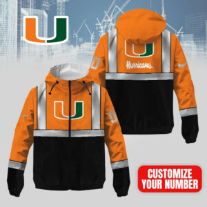 Miami Hurricanes | Premium NCAA Safety Windbreaker Jacket TTH2105145