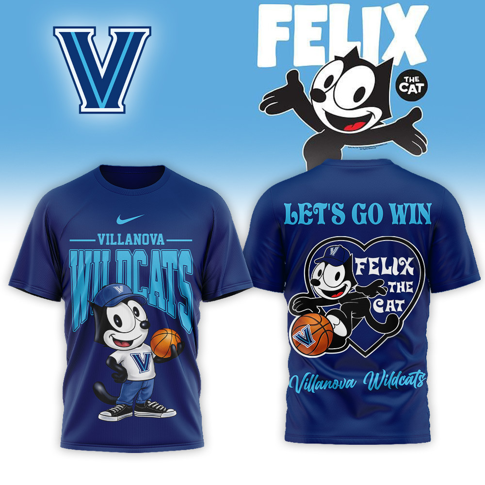 Villanova Wildcats | Premium NCAA Hoop Felix Classic 3D Shirt TTH210588 - Image 2