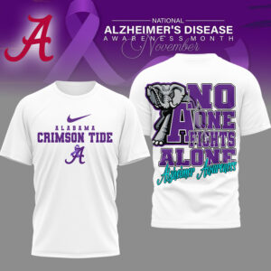 Alabama Crimson Tide | Premium NCAA Alzheimer Awareness November T-shirt TTH2105179