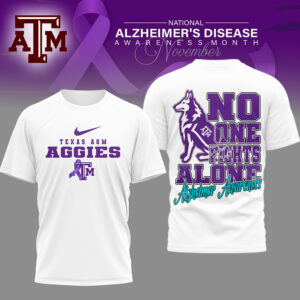 Texas A&M Aggies | Premium NCAA Alzheimer Awareness November T-shirt TTH2105179