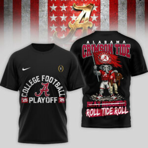Alabama Crimson Tide | Premium NCAA College Football Playoffs 3D T-shirt TTH2105188