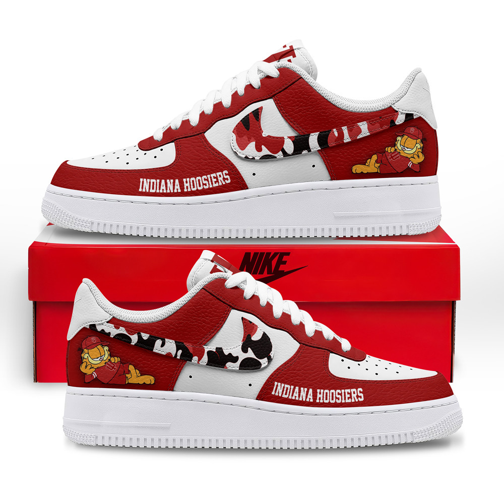 Indiana Hoosiers – Premium NCAA Only Show Up AF1 Shoes – Limited Edition TTH190512