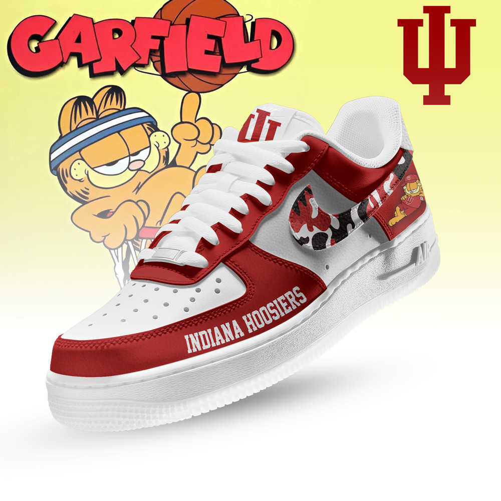Indiana Hoosiers – Premium NCAA Only Show Up AF1 Shoes – Limited Edition TTH190512 - Image 2