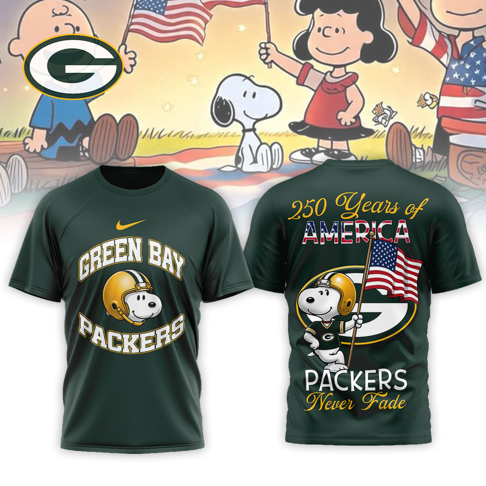 Green Bay Packers | Premium NFL Freedom Classic 3D Shirt TTH2105162 - Image 2