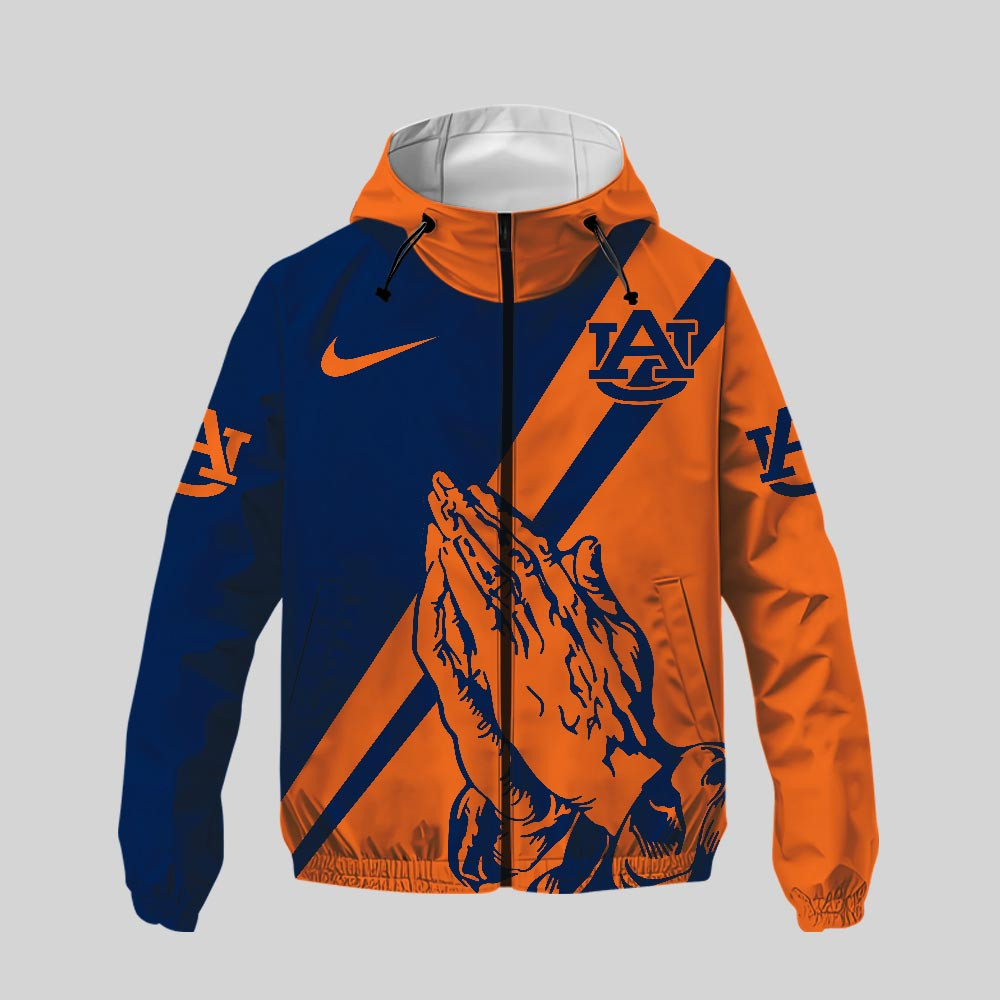 Auburn Tigers | Premium NCAA God Bless My Team Windbreaker Jacket TTH2105158 - Image 2