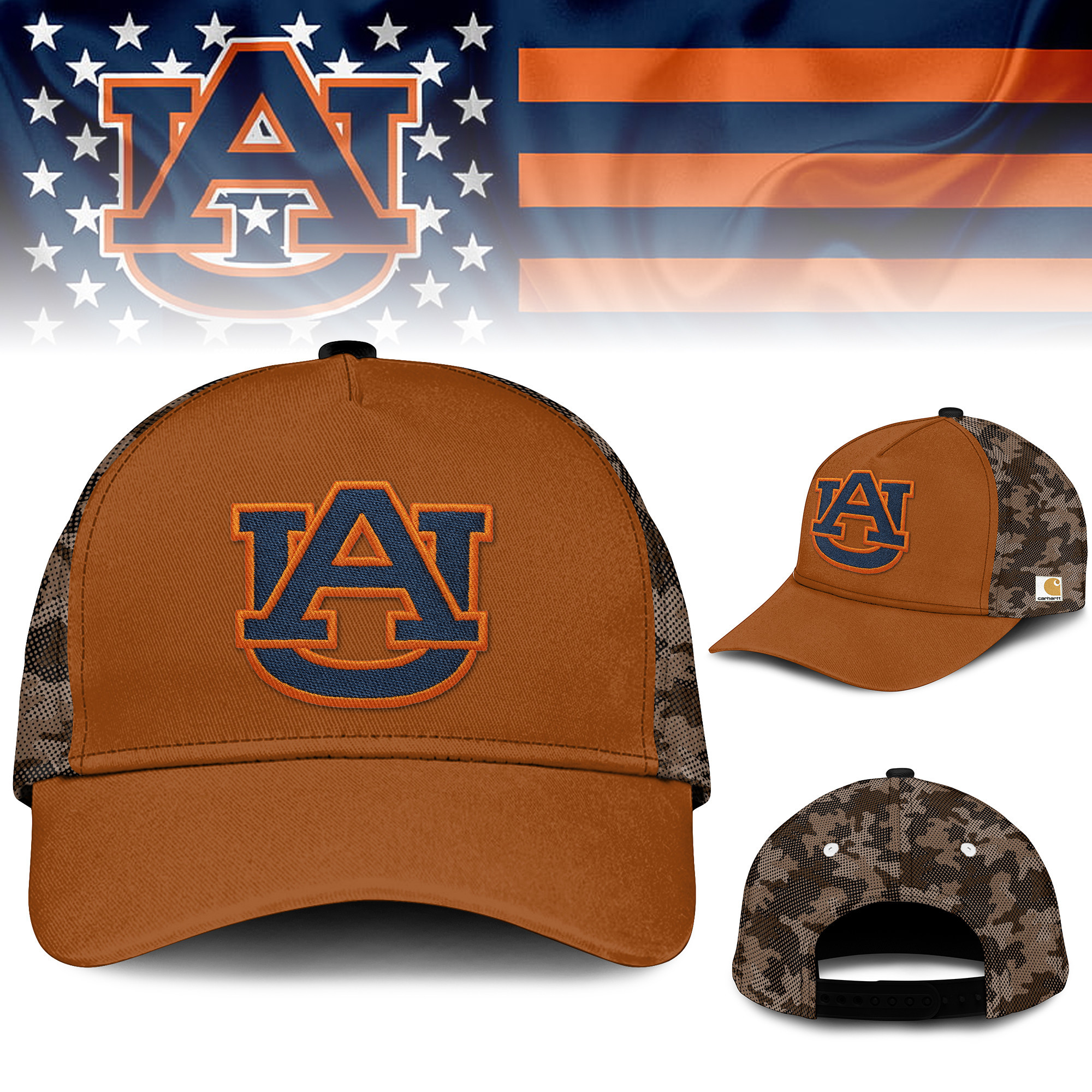 Auburn Tigers | Premium Carhartt Classic Cap TTH2105133 - Image 2