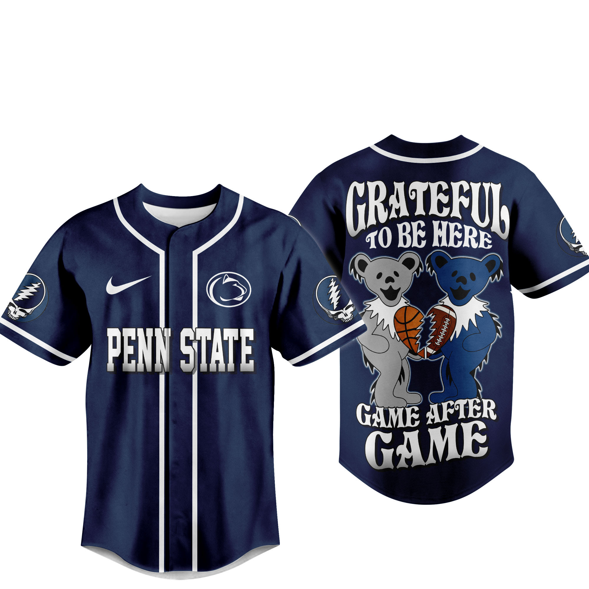 Penn State Nittany Lions | Premium College Grateful Sports Jersey TTH2105107
