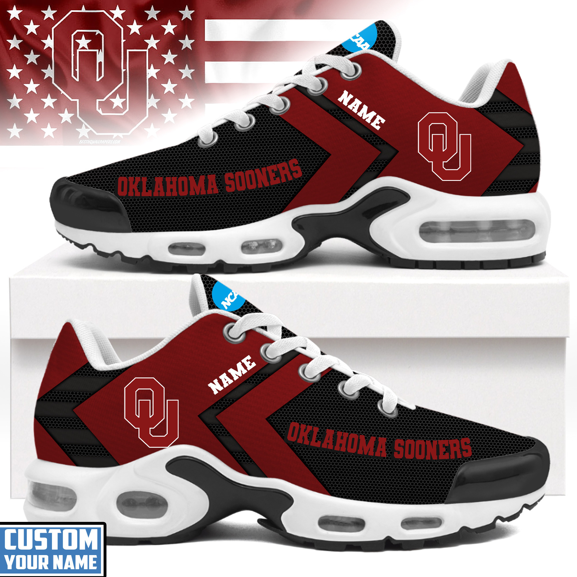 Oklahoma Sooners x Personalized Air Max Shoes Limited Edition – Gift for Fans TTH190526