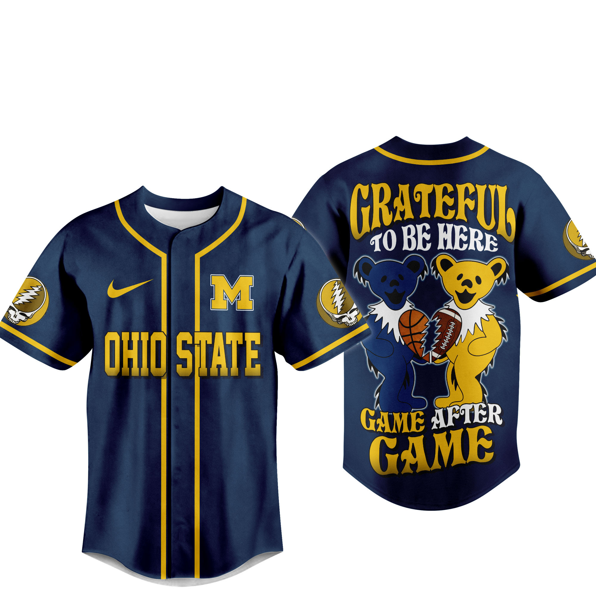 Michigan Wolverines | Premium College Grateful Sports Jersey TTH2105107