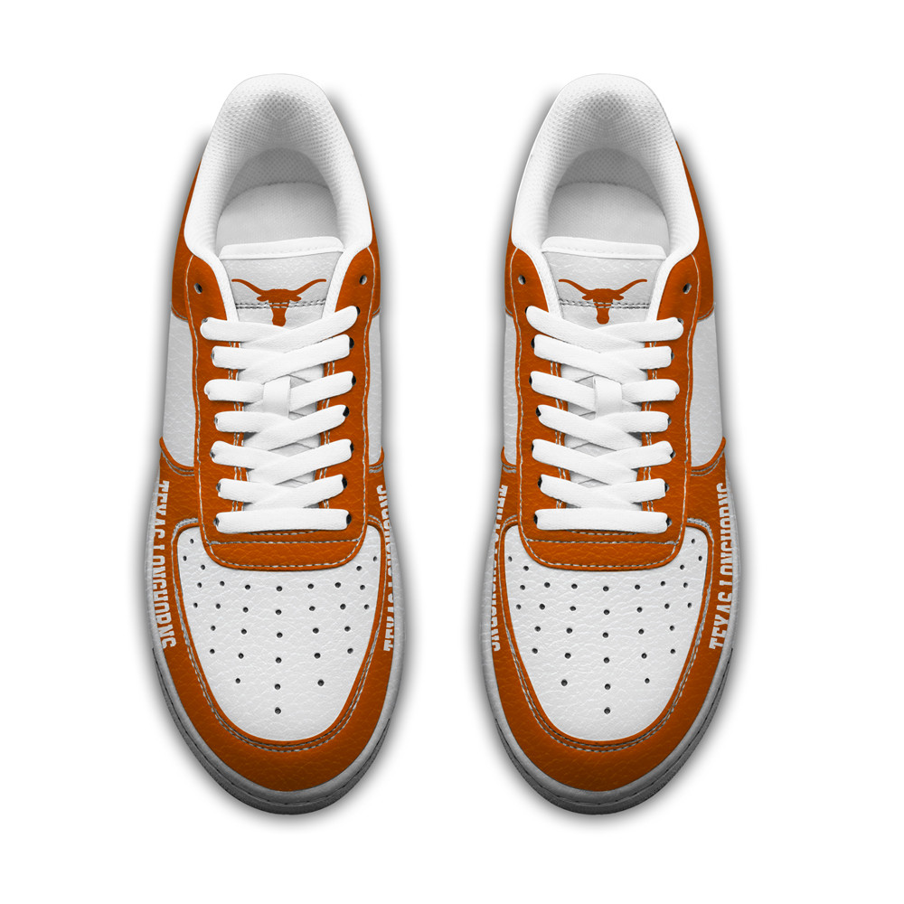 Texas Longhorns – Premium NCAA Only Show Up AF1 Shoes – Limited Edition TTH190512 - Image 3