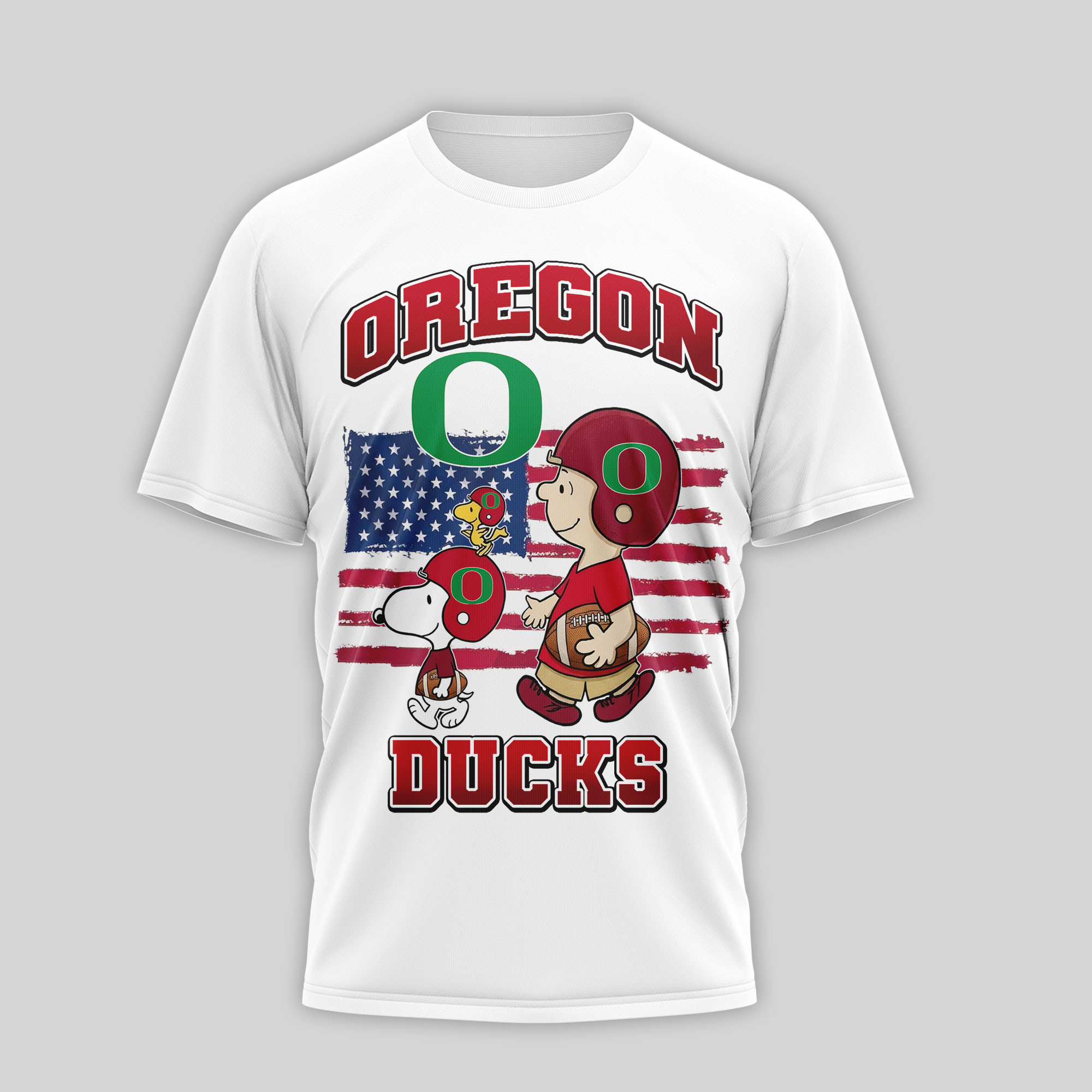 Oregon Ducks | Premium NCAA America 250 with Snoopy 3D Shirt TTH2105126