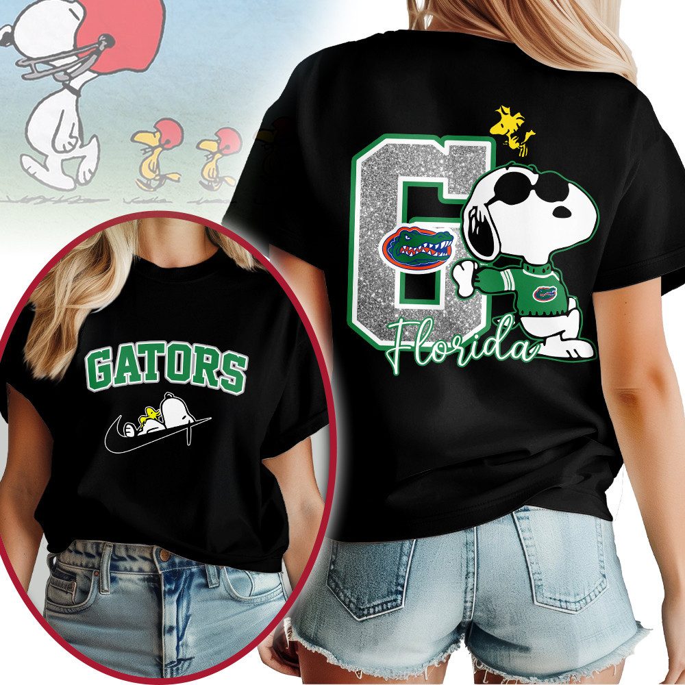 Florida Gators | Premium NCAA Snoopy T-Shirt TTH2105182 - Image 2