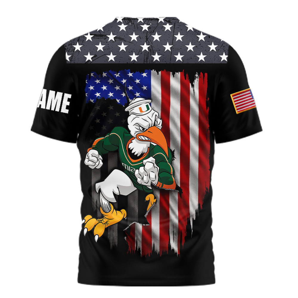 Miami Hurricanes | Premium NCAA We The People T-Shirt TTH2105154 - Image 2