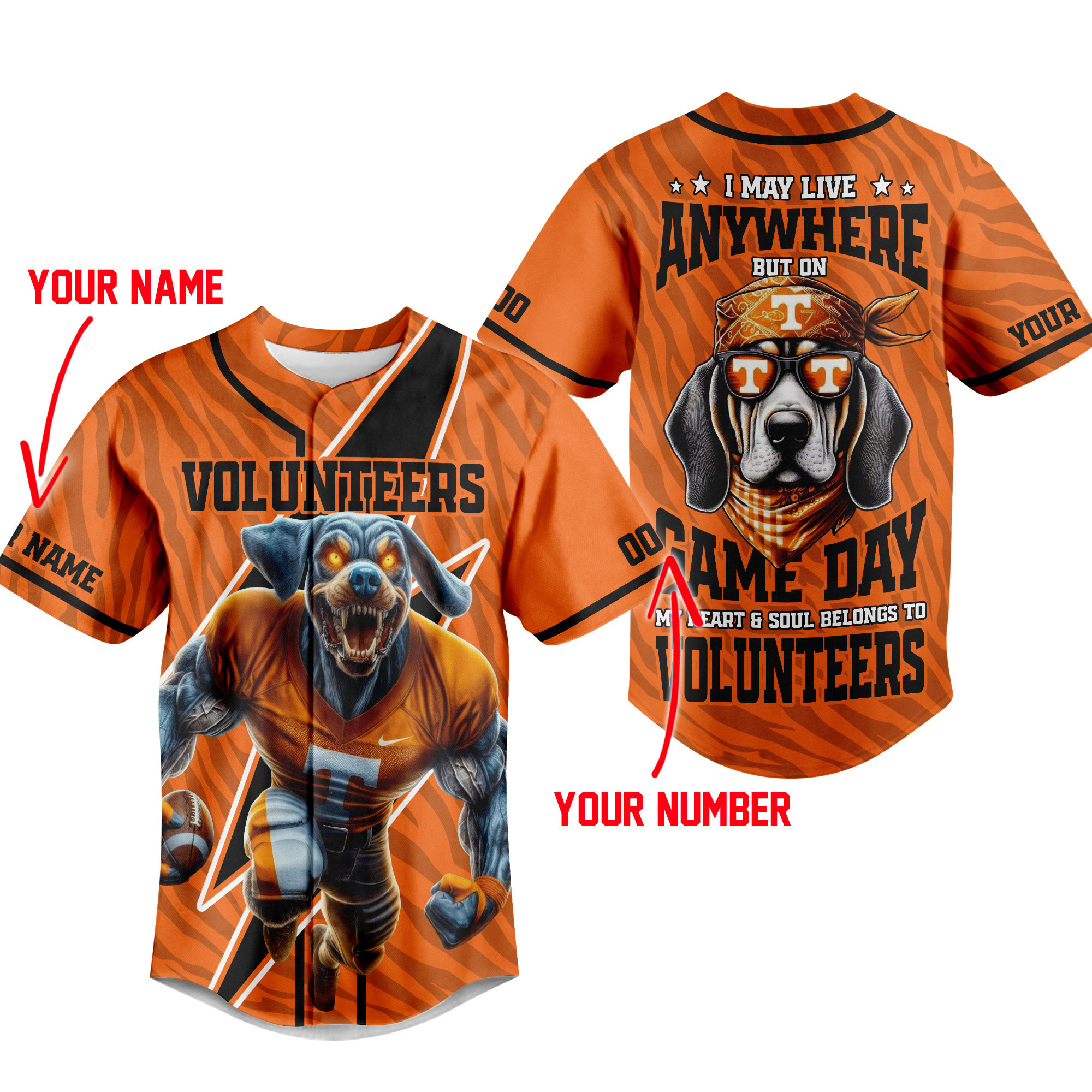 Tennessee Volunteers | Premium Game Day Jersey Shirt TTH2105176 - Image 4