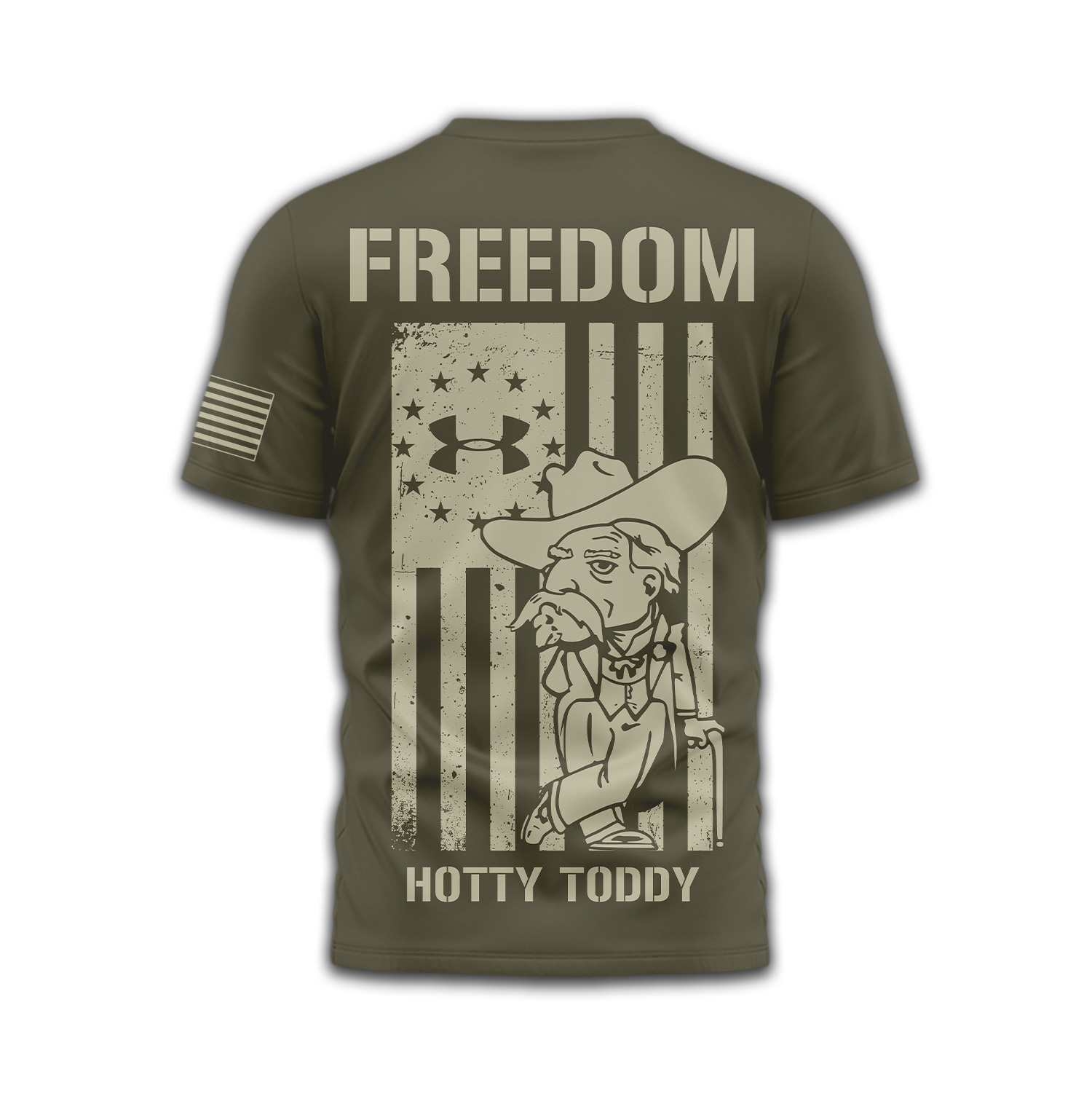 Ole Miss Rebels | Premium NCAA Freedom Under Armour 3D Shirt TTH2105137 - Image 3