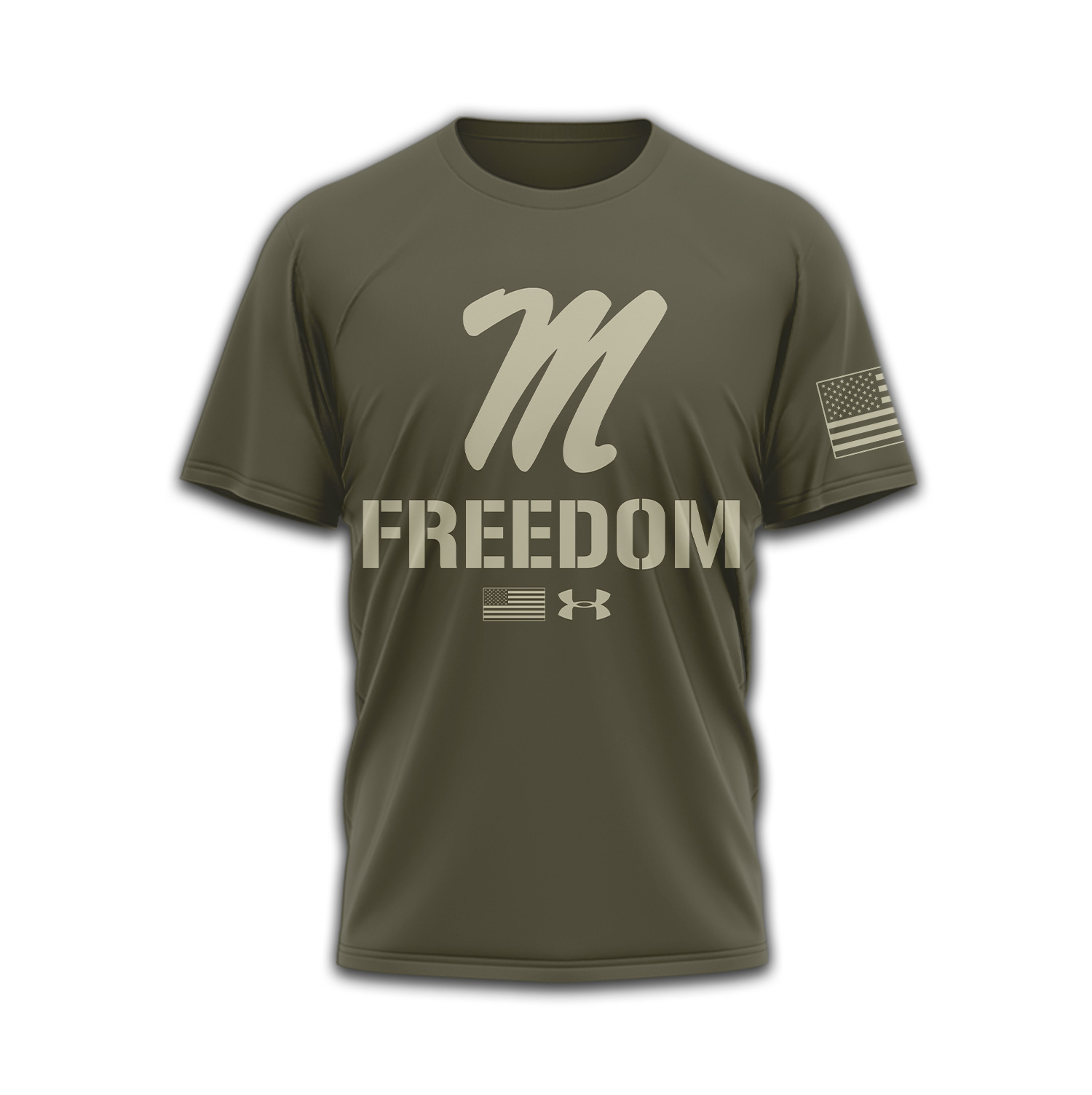 Ole Miss Rebels | Premium NCAA Freedom Under Armour 3D Shirt TTH2105137 - Image 2
