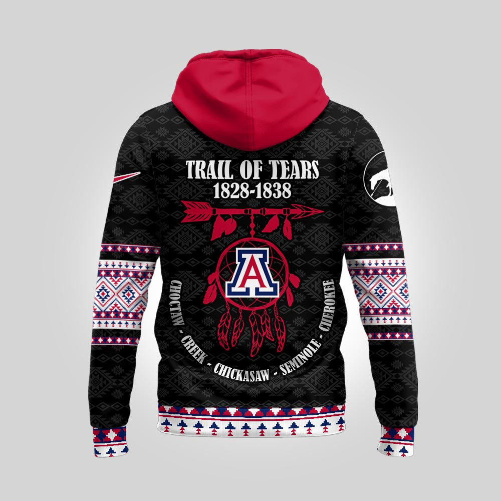 Arizona Wildcats | Premium NCAA Trail of Tears Awareness 3D Hoodie TTH2105125 - Image 3