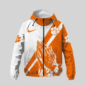 Clemson Tigers | Premium NCAA God Bless My Team Windbreaker Jacket TTH2105158