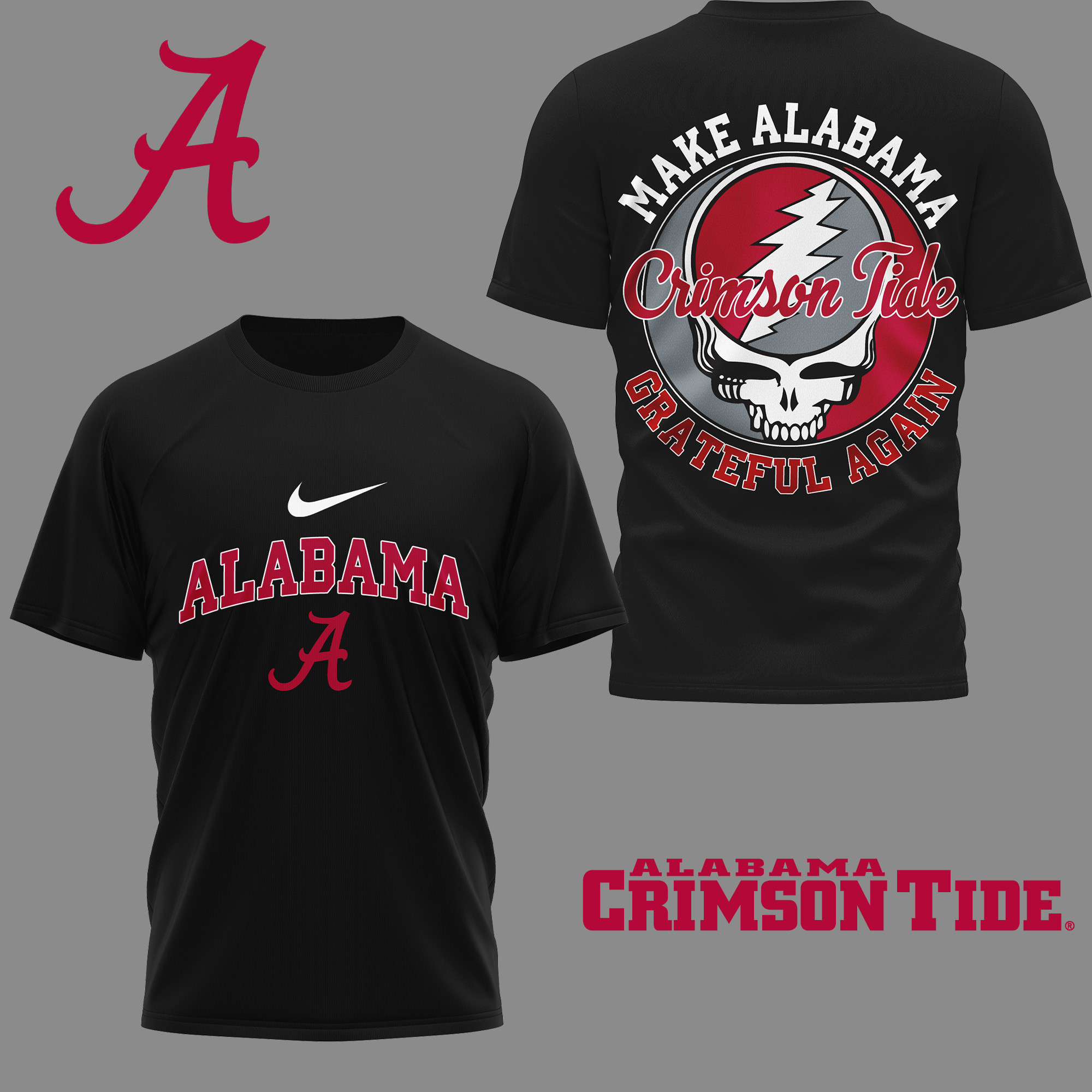Alabama Crimson Tide | Premium Grateful Game Day 3D Shirt TTH210591