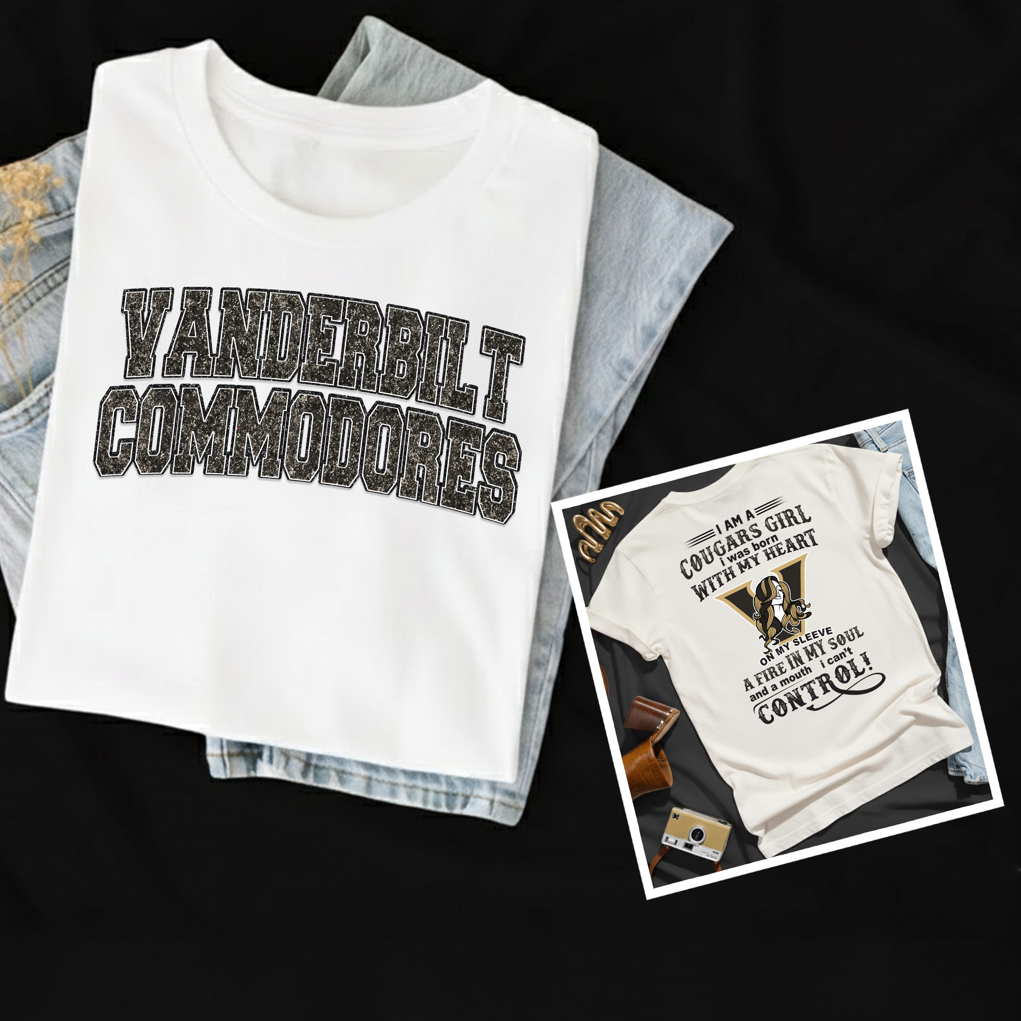 Vanderbilt Commodores | Premium NCAA Girl Fan 3D Shirt TTH2105211