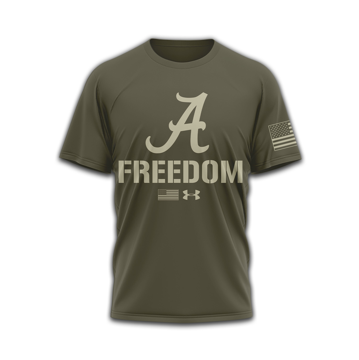 Alabama Crimson Tide | Premium NCAA Freedom Under Armour 3D Shirt TTH2105137 - Image 2