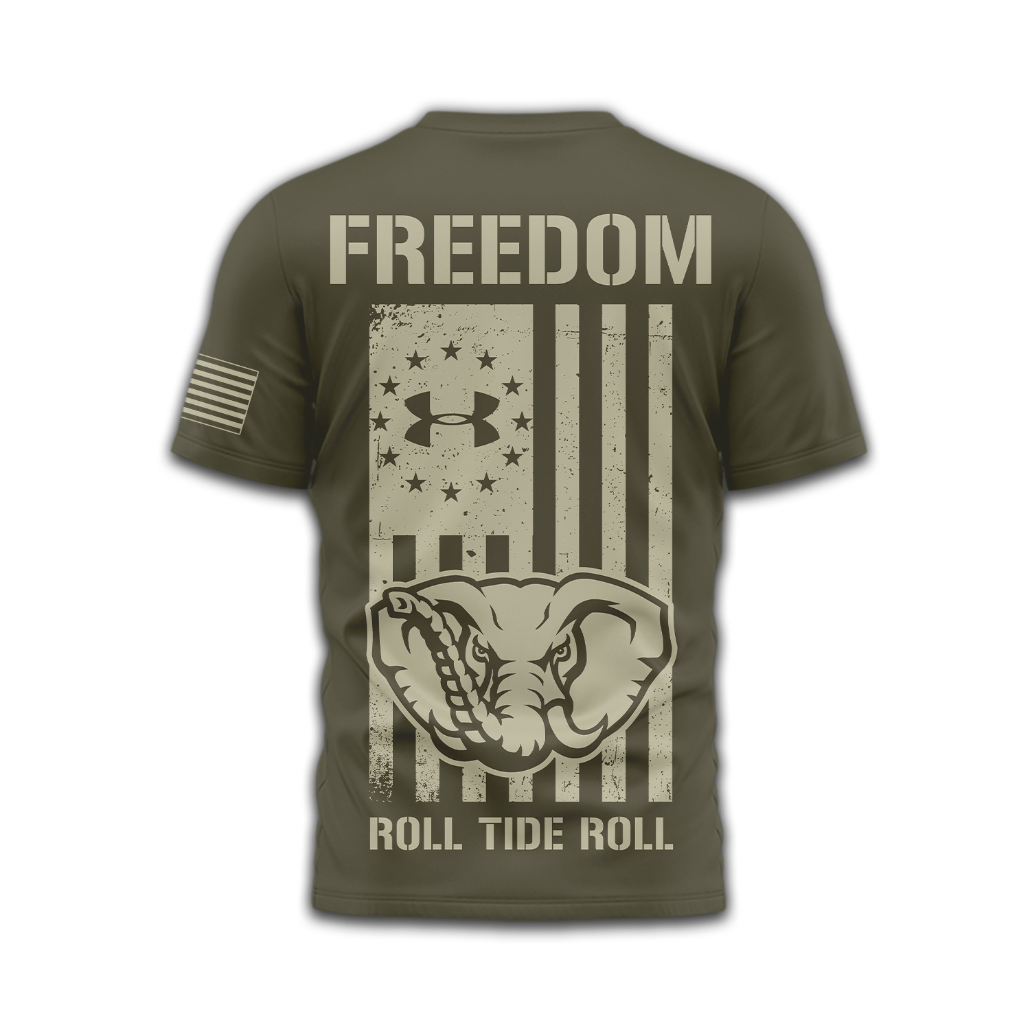 Alabama Crimson Tide | Premium NCAA Freedom Under Armour 3D Shirt TTH2105137 - Image 3