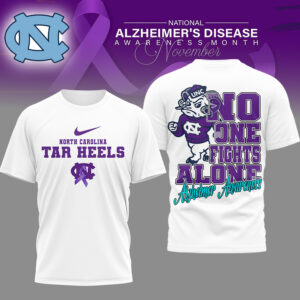 North Carolina Tar Heels | Premium NCAA Alzheimer Awareness November T-shirt TTH2105179