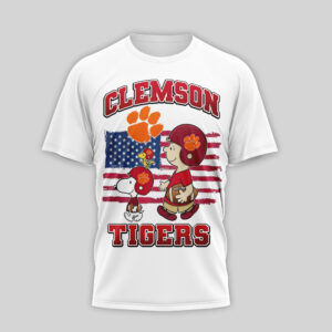 Clemson Tigers | Premium NCAA America 250 with Snoopy 3D Shirt TTH2105126