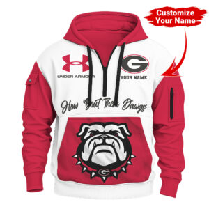 Georgia Bulldogs | Premium NCAA Under Armour Halfzip Hoodie TTH2105109