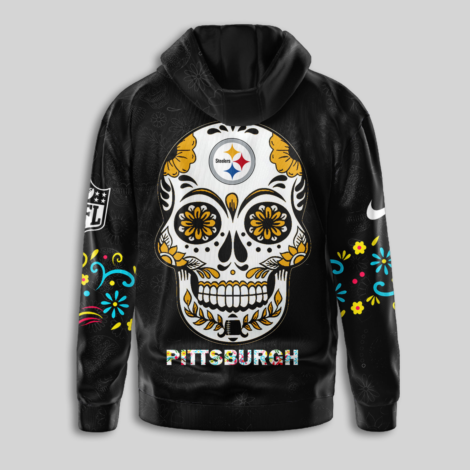 Pittsburgh Steelers | Premium NFL Dia de los Muertos Limited Editions Hoodie TTH210594