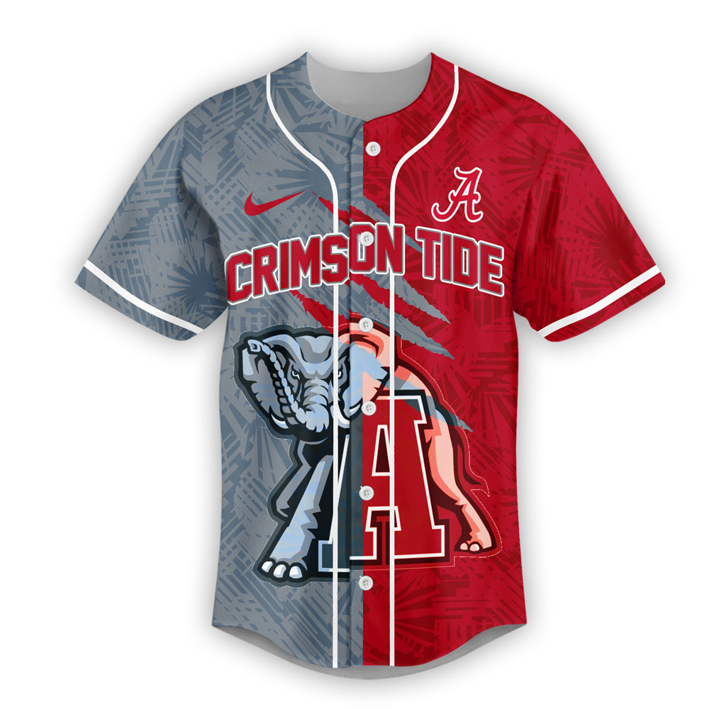 Alabama Crimson Tide | Premium NCAA Special Split Colors Fan Jersey TTH2105121 - Image 3
