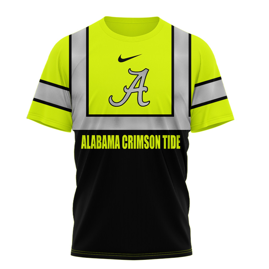 Alabama Crimson Tide | Premium NCAA Hi Vis Safety 3D Shirt TTH2105131 - Image 2