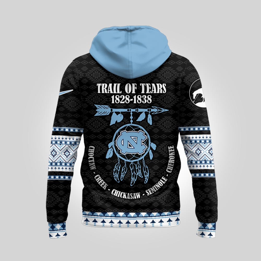 North Carolina Tar Heels | Premium NCAA Trail of Tears Awareness 3D Hoodie TTH2105125 - Image 3