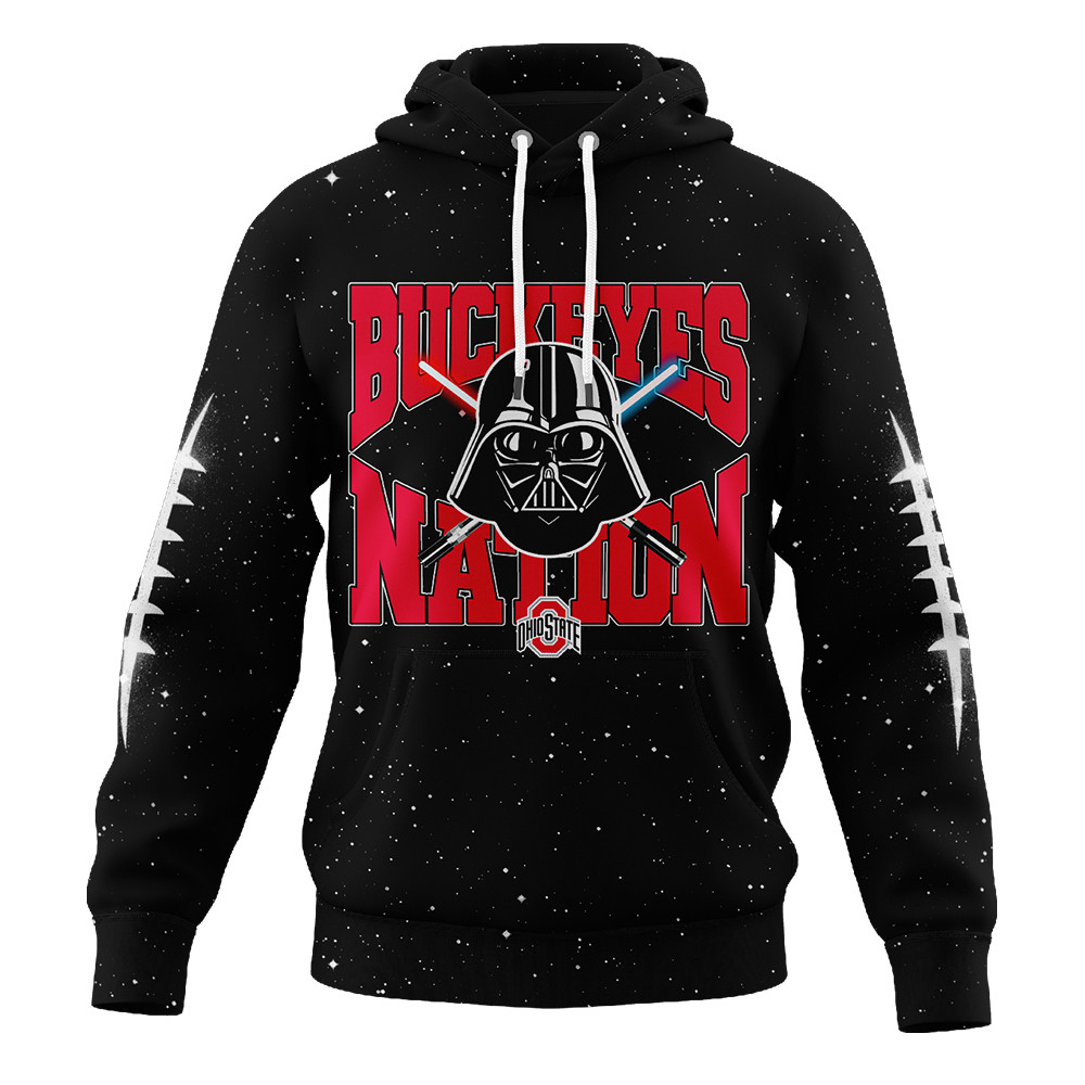 Ohio State Buckeyes | Premium NCAA Darth Vader Limited Edition Hoodie TTH2105122 - Image 3