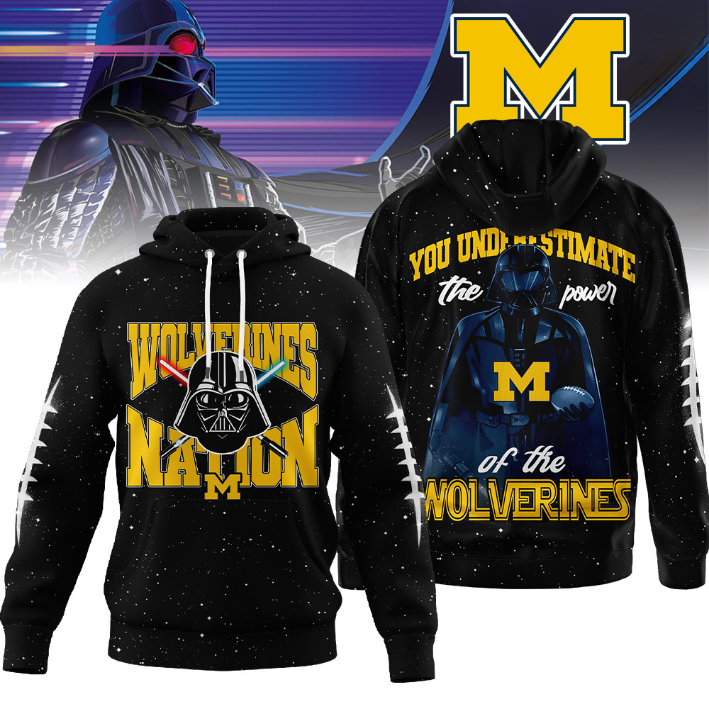 Michigan Wolverines | Premium NCAA Darth Vader Limited Edition Hoodie TTH2105122 - Image 2