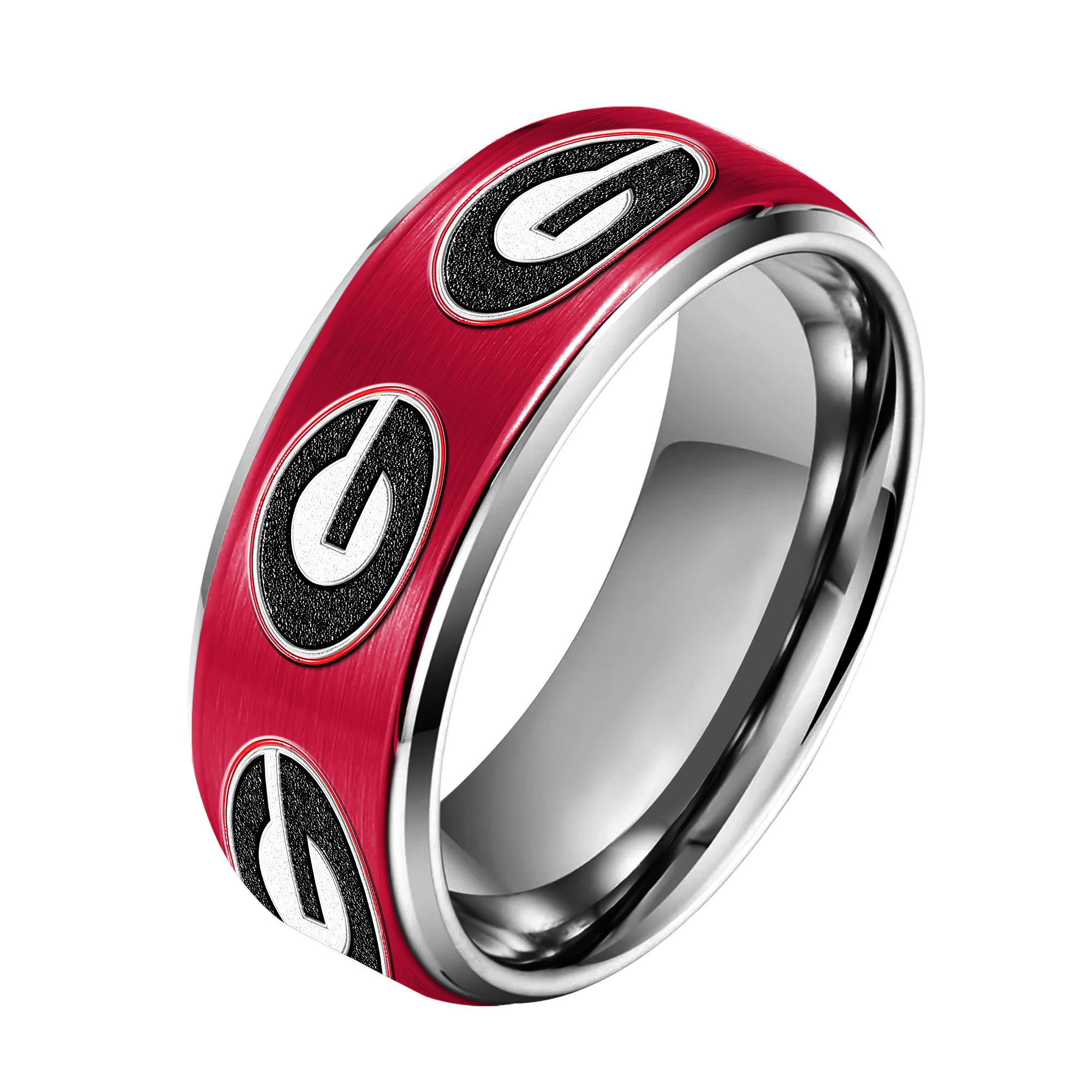 Georgia Bulldogs | Premium Silver Tungsten Ring TTH210589