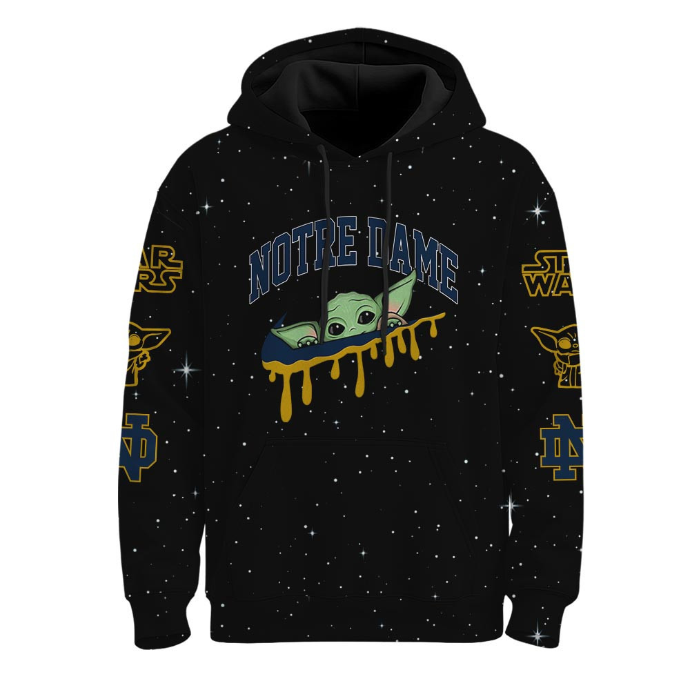 Notre Dame Fighting Irish | Premium NCAA Baby Yoda Hoodie TTH2105157