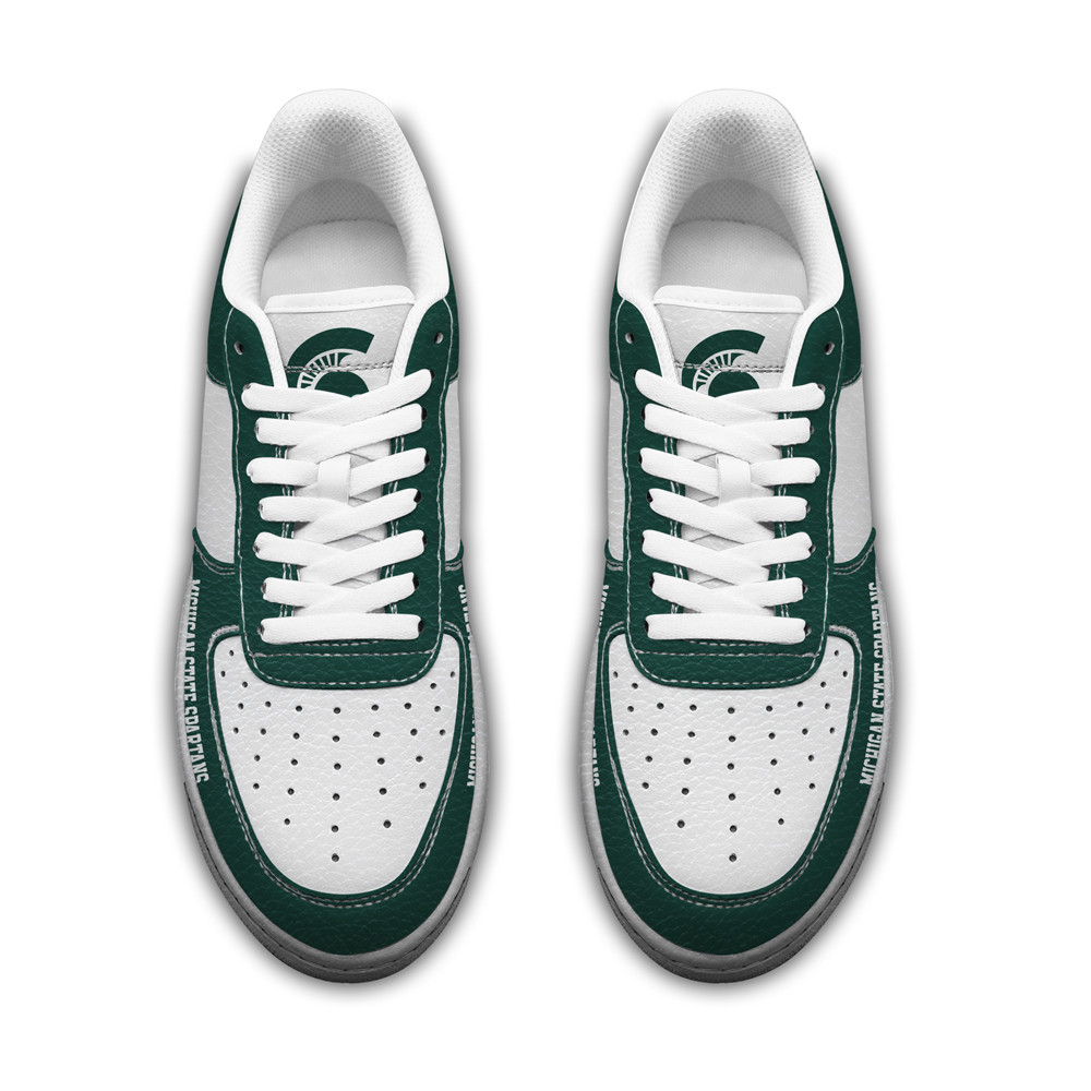 Michigan State Spartans – Premium NCAA Only Show Up AF1 Shoes – Limited Edition TTH190512 - Image 3