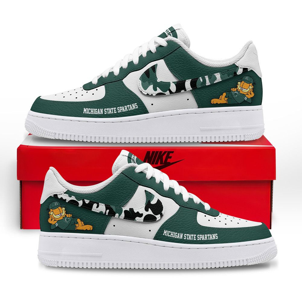 Michigan State Spartans – Premium NCAA Only Show Up AF1 Shoes – Limited Edition TTH190512
