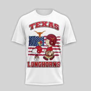 Texas Longhorns | Premium NCAA America 250 with Snoopy 3D Shirt TTH2105126