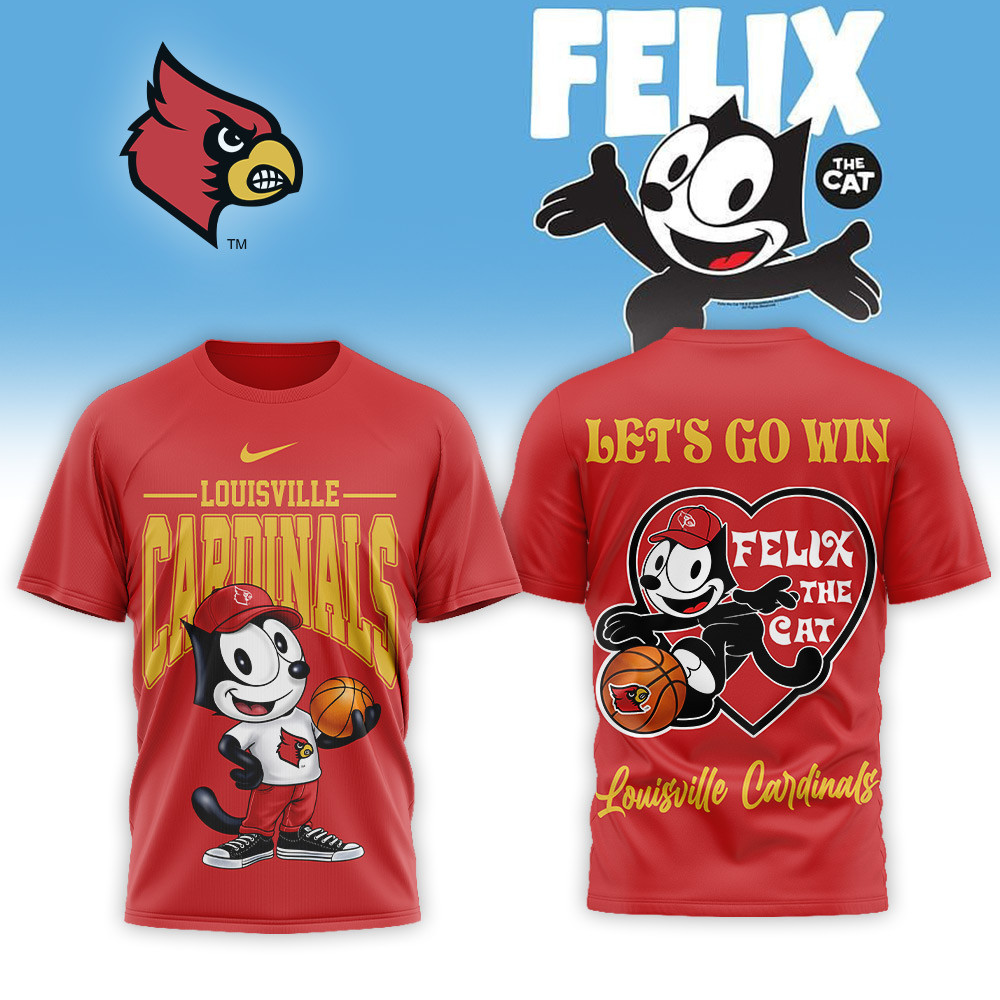 Louisville Cardinals | Premium NCAA Hoop Felix Classic 3D Shirt TTH210588 - Image 2