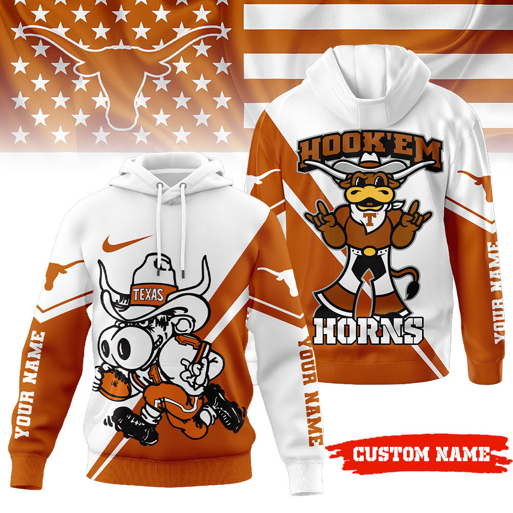 Texas Longhorns | Premium NCAA Duo Color Hoodie TTH2105147 - Image 2