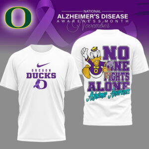 Oregon Ducks | Premium NCAA Alzheimer Awareness November T-shirt TTH2105179