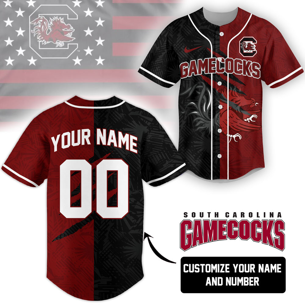 South Carolina Gamecocks | Premium NCAA Special Split Colors Fan Jersey TTH2105121 - Image 2