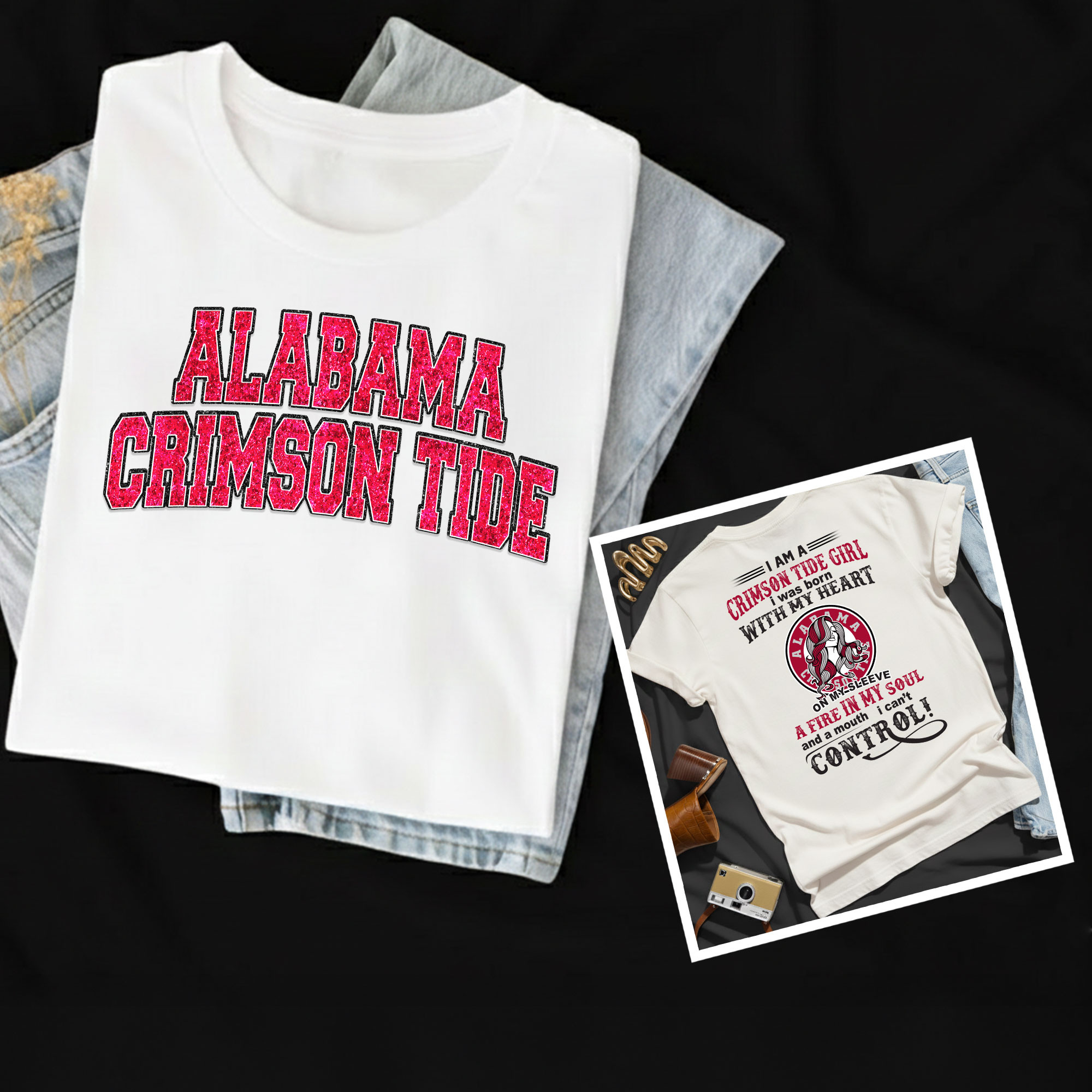 Alabama Crimson Tide | Premium NCAA Girl Fan 3D Shirt TTH2105211
